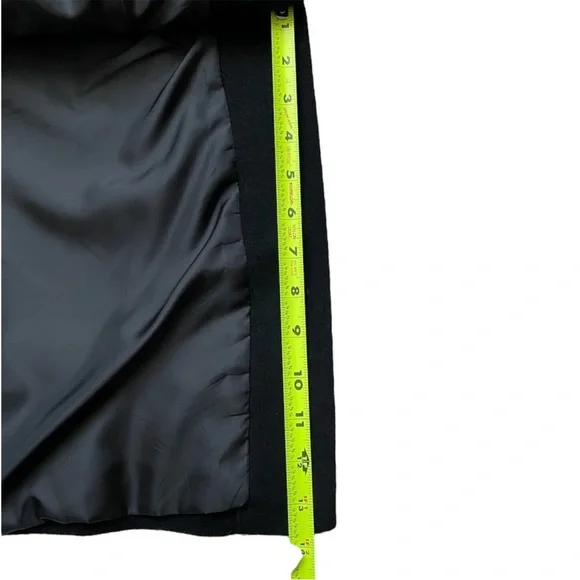 NWT Michael Kors Zipper Asymmetrical Wool Blend Large Long Coat (size 12)